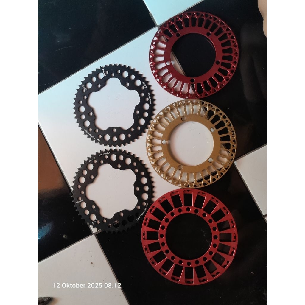 chainring alloy bmx crank bmx viral bmx race minion sepeda lipat