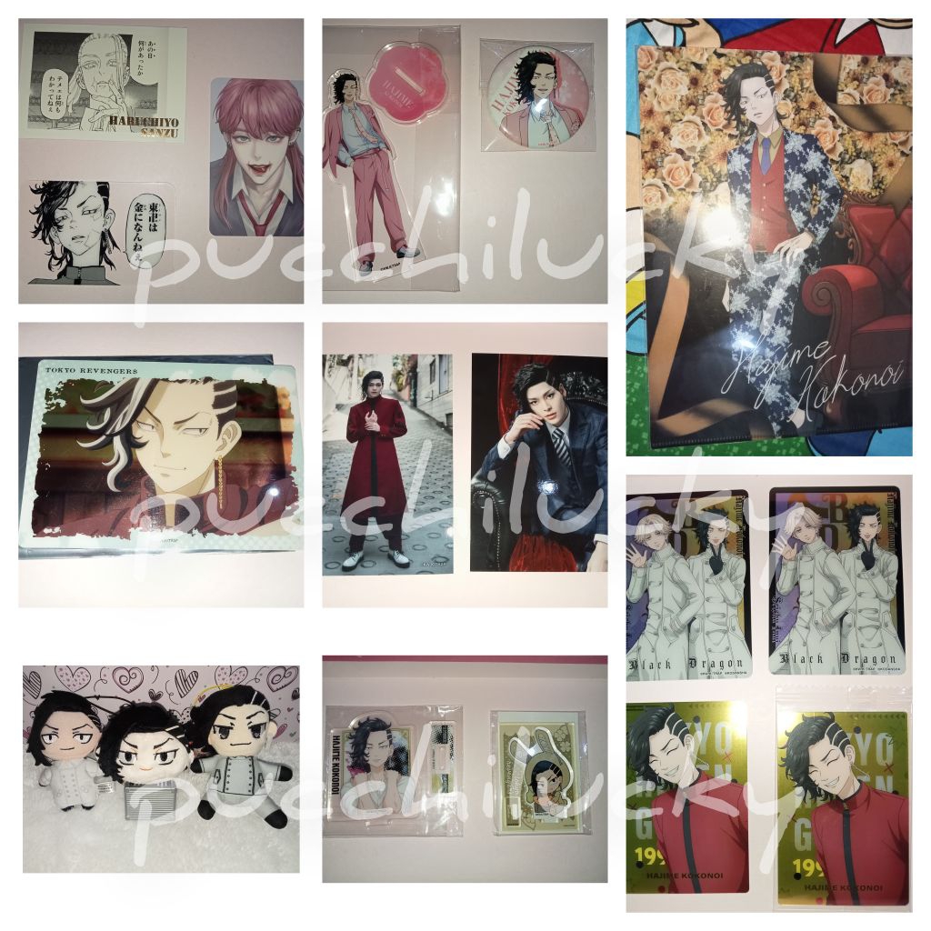 (BACA DESKRIPSI) Tokyo Revengers Sanzu Haruchiyo Kokonoi Hajime Inupi Tokrev Official Animerch Merch