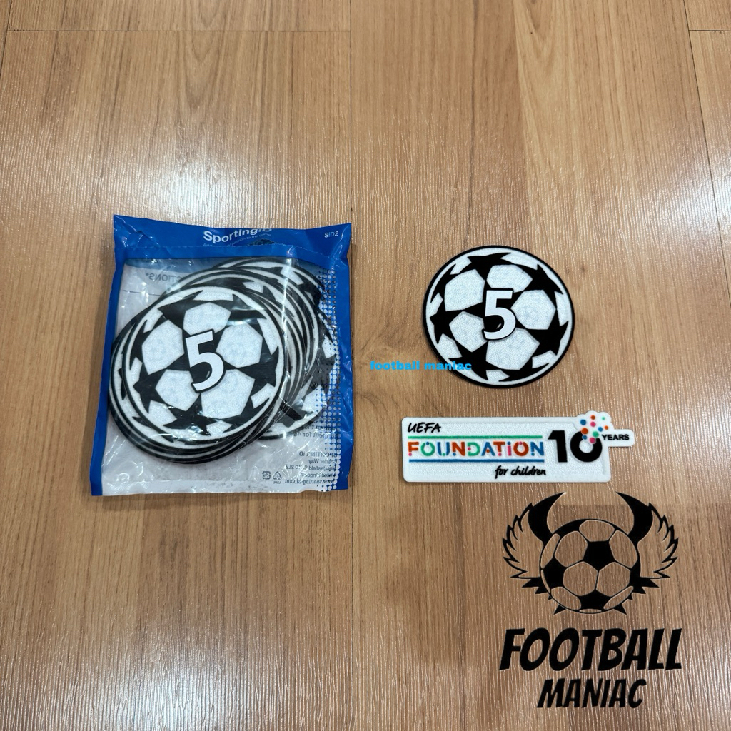 Patch Original Starball 5 + Foundation 10 Years 2025/2026 for Barcelona