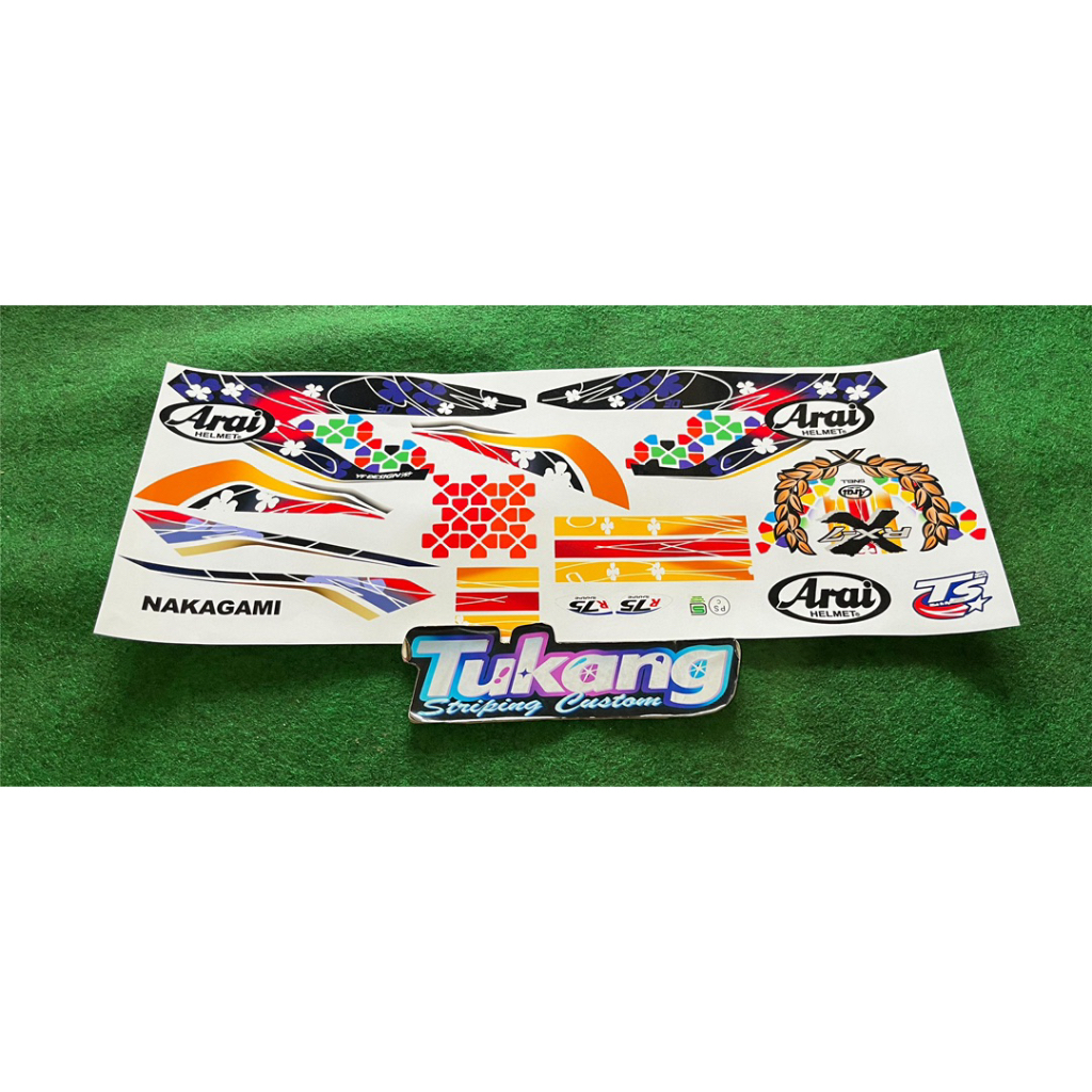 DECAL ARAI NAKAGAMI DECALNYA SAJA