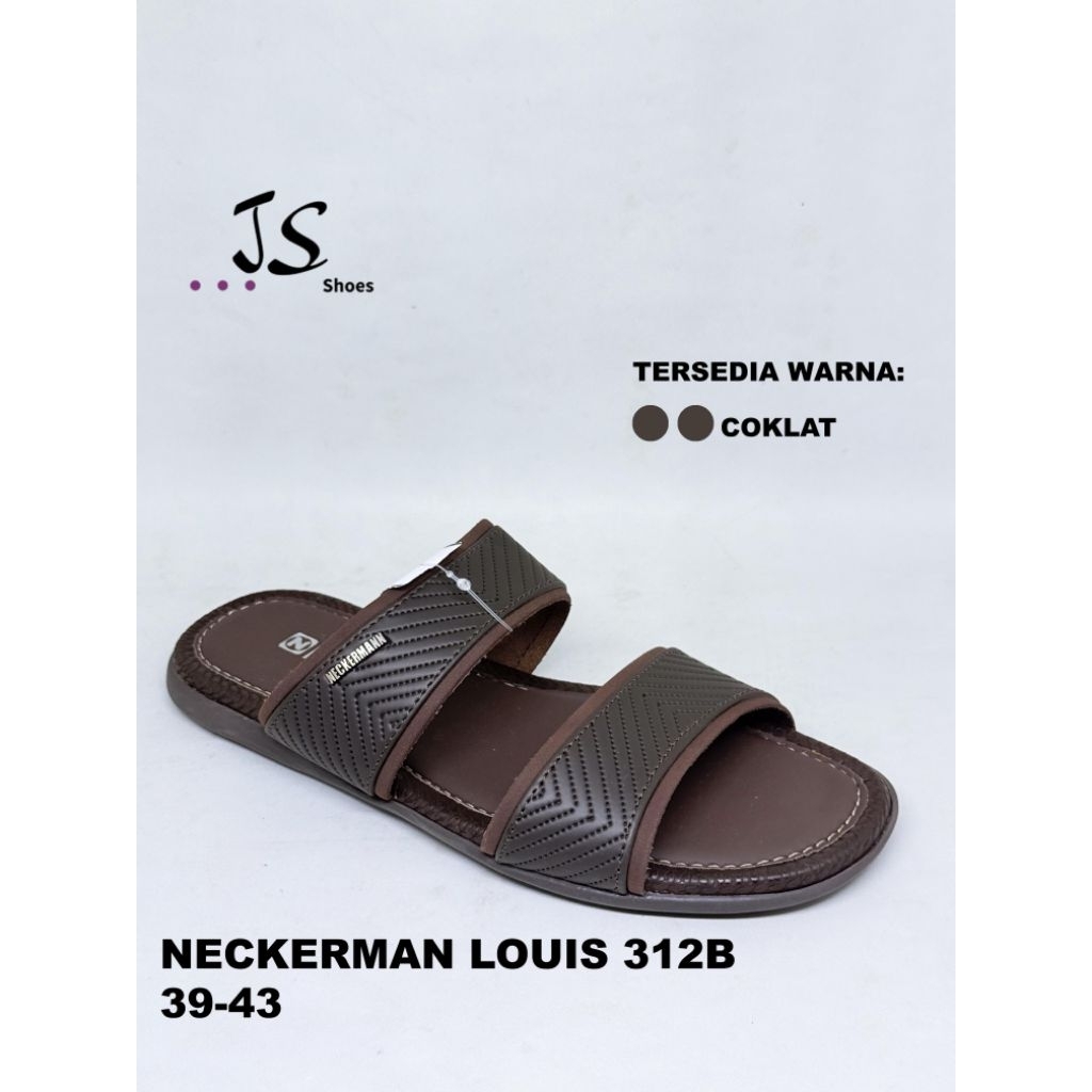 NECKERMAN LOUIS 312B - SANDAL SLOP CASUAL PRIA DEWASA MERK NECKERMAN ORIGINAL