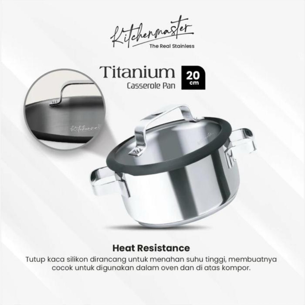BOLDe 20 CM Casserole Titanium / 16 CM Sauce Pan Titanium / 26 CM Fry Pan Titanium