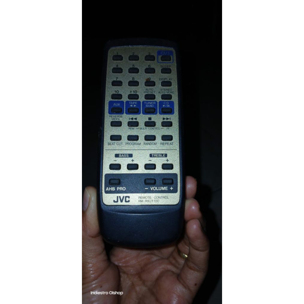 Remote JVC Audiosystem Compo HIFI RM-RXUT100 & Car Audio RM-SACEX10A Ori