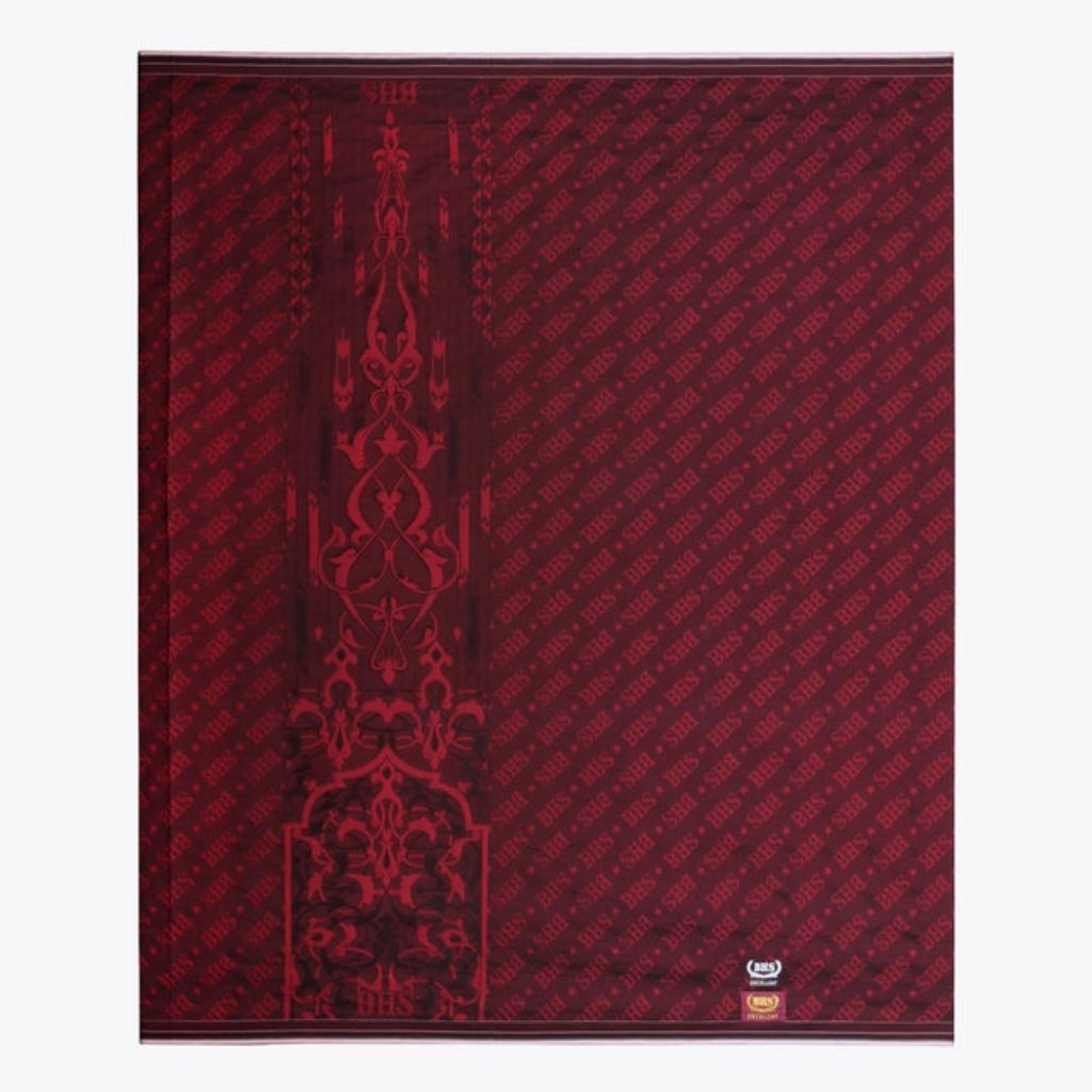 Sarung BHS Excellent Gold Motif E57 JMA Merah