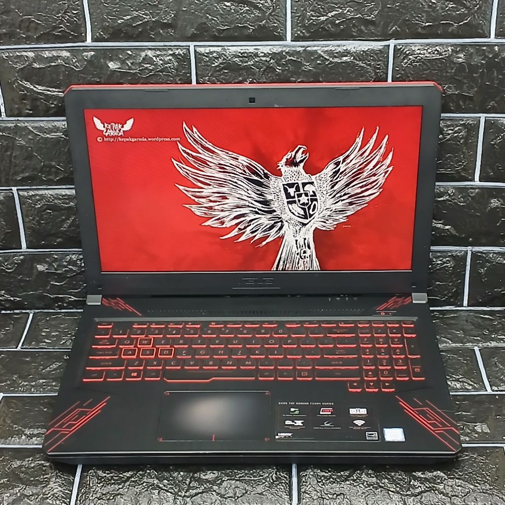 Laptop Asus Tuf Gaming FX504GD Intel Core I5-8300H 8/256GB GTX 1050 Red