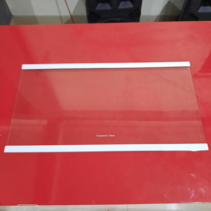 Rak Kulkas 2 Pintu Polytron Tempered glass