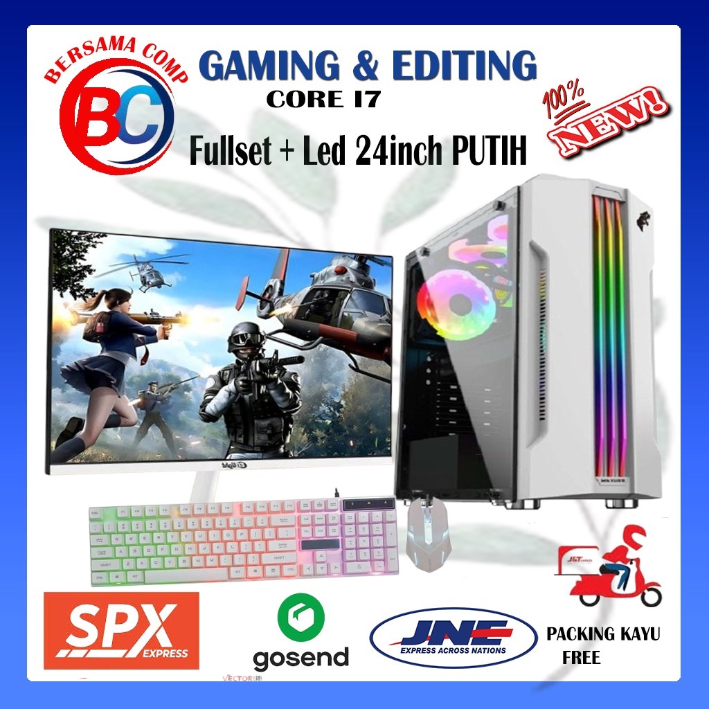 PC GAMING CORE I7 RAM 16GB SSD 240GB VGA 4GB FULLSET
