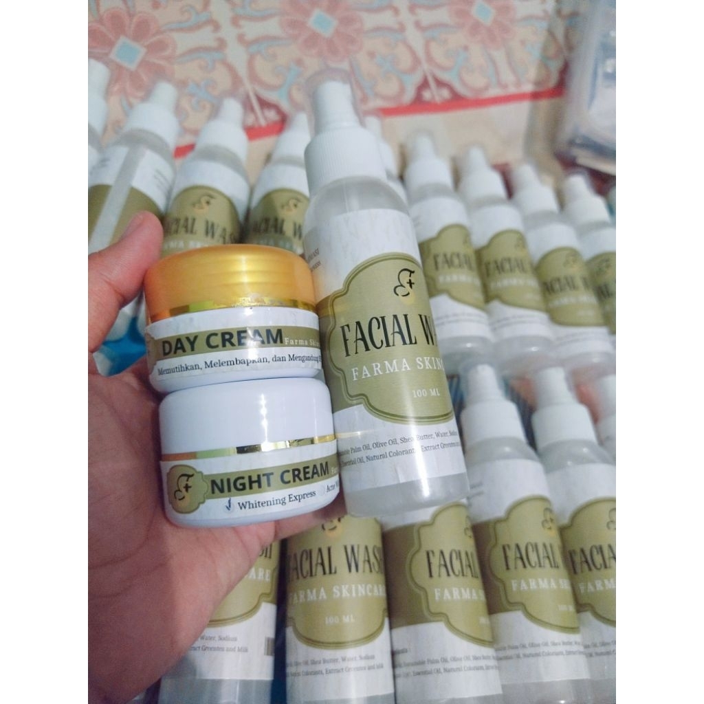 Paket Farma Skincare ORIGINAL| PEMUTIH WAJAH AMPUH