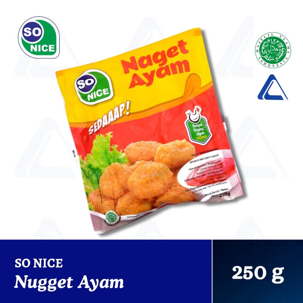 Nugget Ayam SoNice 250 gr