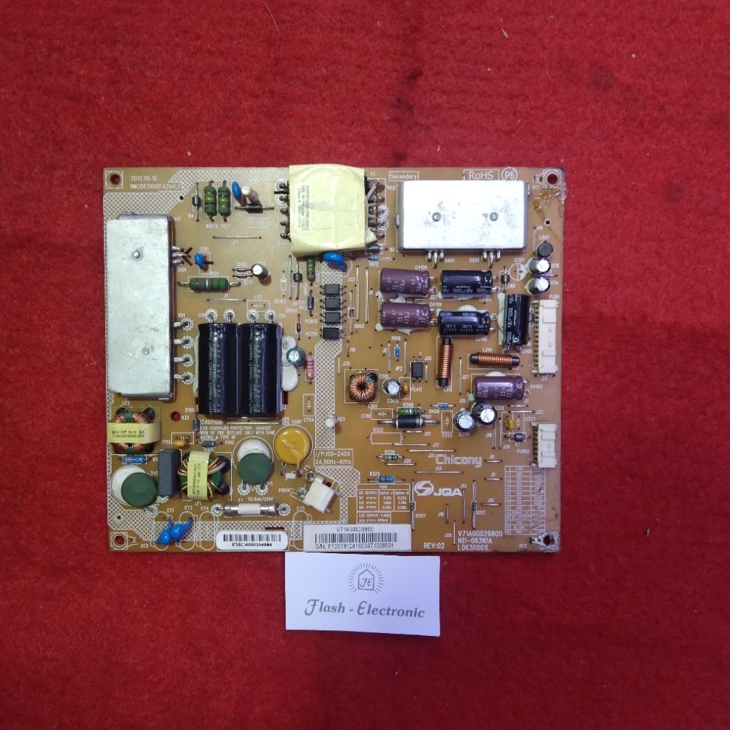 PSU TV LED TOSHIBA 32PS200EJ - MESIN TV - REGULATOR - POWER SUPPLY TV LED TOSHIBA 32PS200EJ