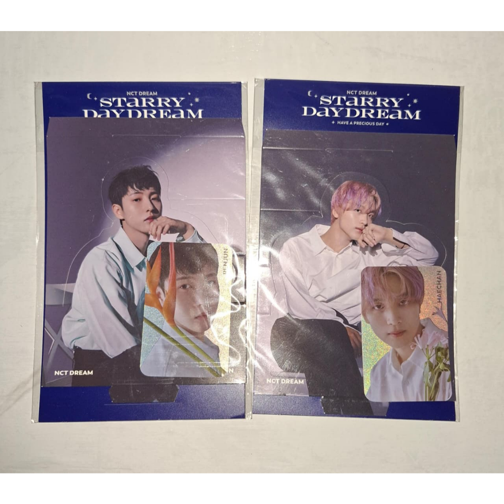 (SEALED) [READY STOK] Starry Daydream Hologram photocard NCT Dream - Renjun/Haechan/Jisung - Diskon 