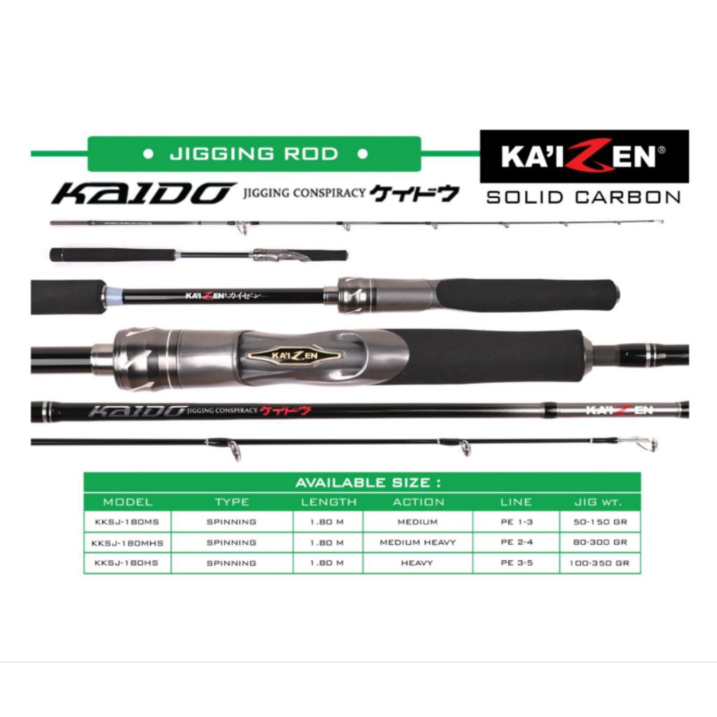 Joran Jigging Kaizen KAIDO | SOLID CARBON | SPINNING | LIGHT JIGGING