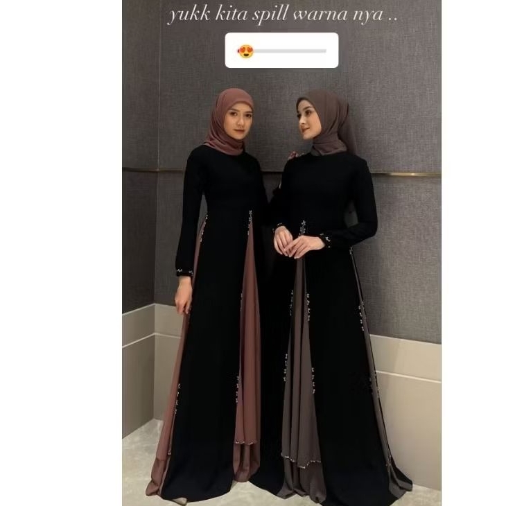 ZSALSA ABAYA ORI BY LNW FASHION (PRELOVED)