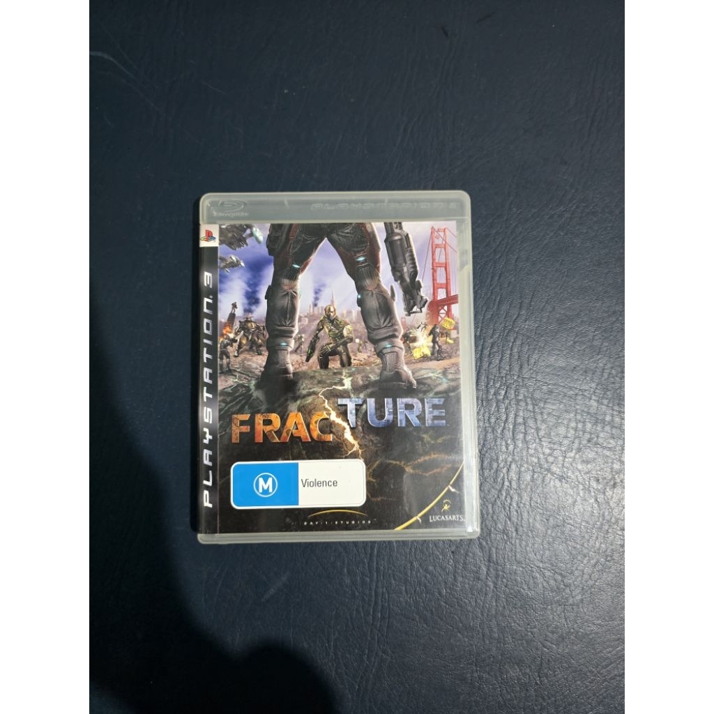 PS3 Fracture Frac Ture Reg 4 BD Kaset CD Game Playstation 3 Ori Kaset Games Retro Original Sony