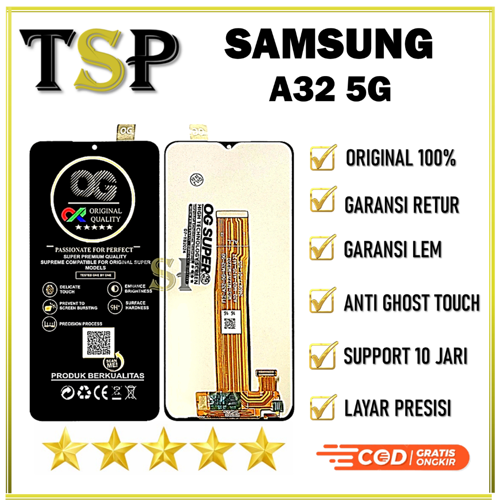 LCD SAMSUNG GALAXY A32 5G LCD ORIGINAL 100% PABRIK COMPLETE FULLSET