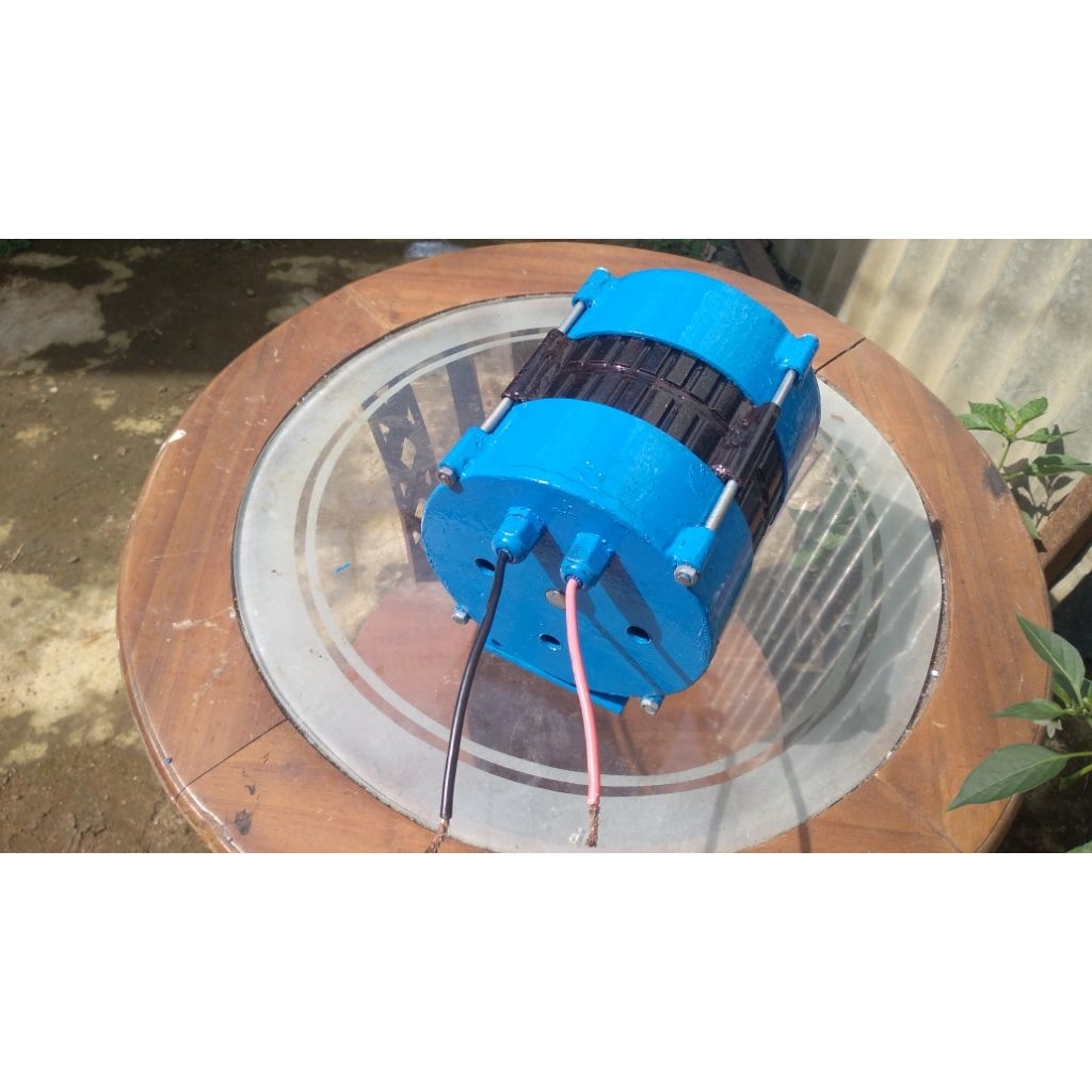 Permanent magnet Generator Low RPM putaran ringan 1000 watt.