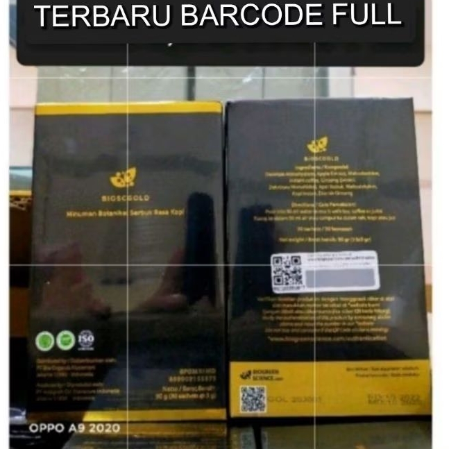 Biogold 1 box isi 30 sac ori BioSc Gold BioScGold Apple Stemcell Barcode full