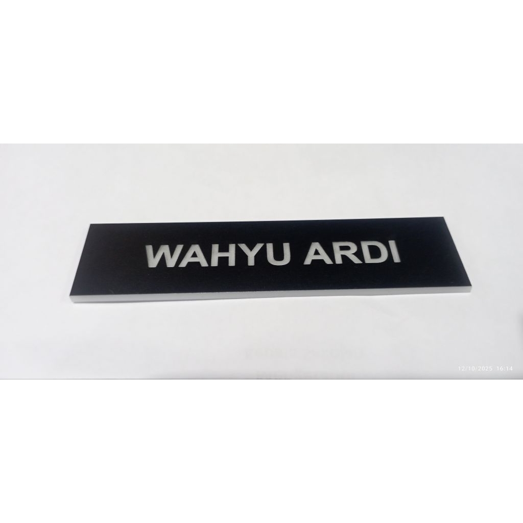 Name Tag Grafir / Nama Dada Grafir