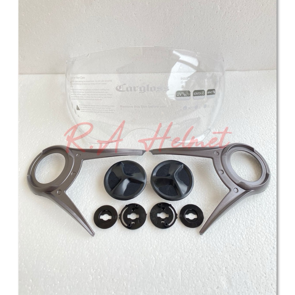 Paket Kaca Helm YR Cargloss Original, YR Protect, Fino, Lexi, XSR