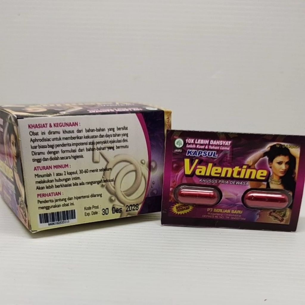 jamu kapsul valentine