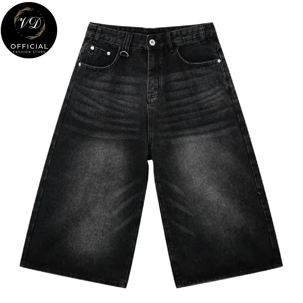 Celana Jorts Pants - Baggy Short  Pria / Wanita Jeans - Celana Pendek Wanita Jeans Baggy