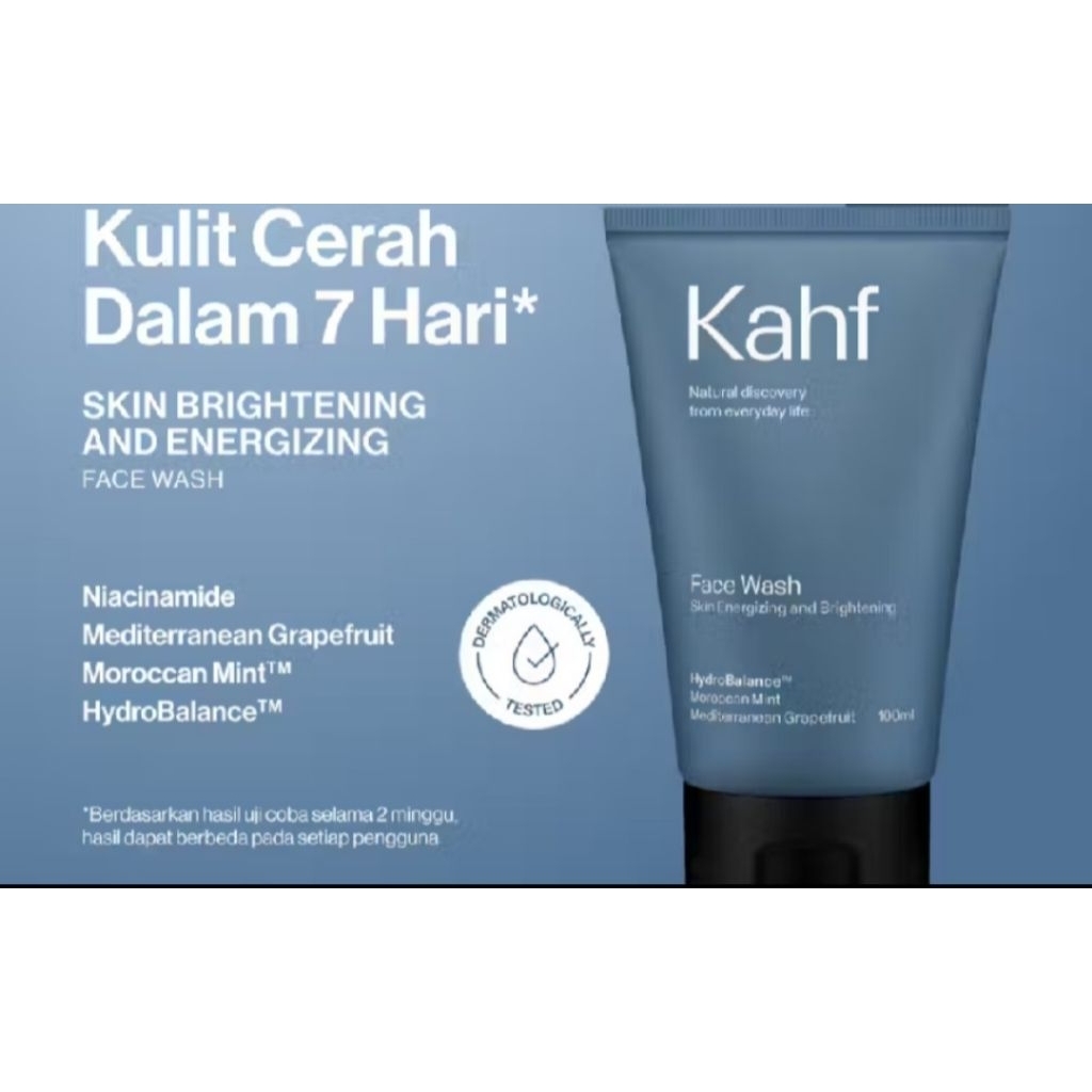 Kahf Sabun pencuci muka pria sabun cuci muka cowo murah