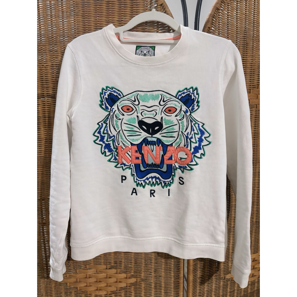 Crewneck or Sweater Kenzo Warna putih ORI (link CO)