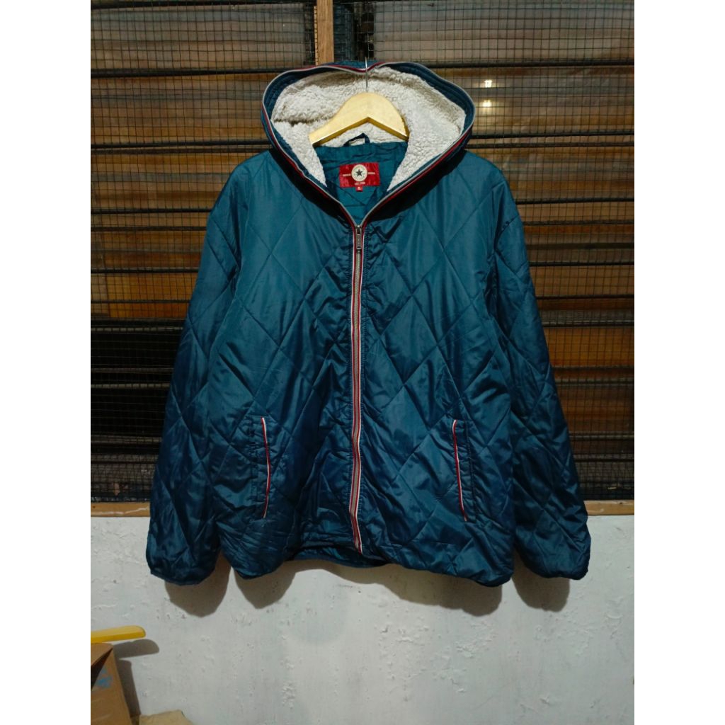Jaket converse full zip hoodie vintage
