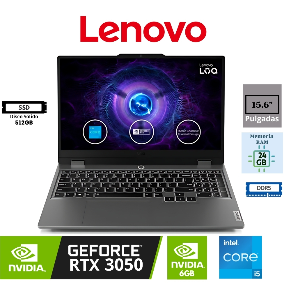 Lenovo LOQ 15IAX9E i5 GeForce RTX3060 6GB Windows 11
