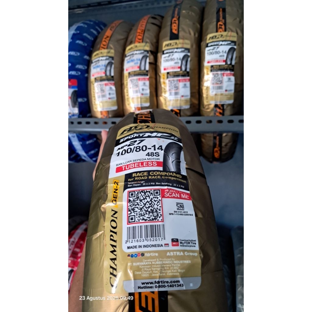 fdr sport mp27 100/80-14