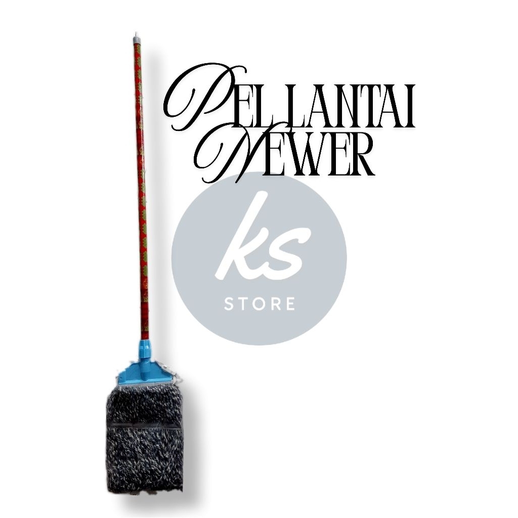 PEL LANTAI RUMAH PEL NEWER PEL SUMBU MURAH SERBAGUNA GAGANG KAYU COD SUMBU BISA REFILL ( gagang+sumb