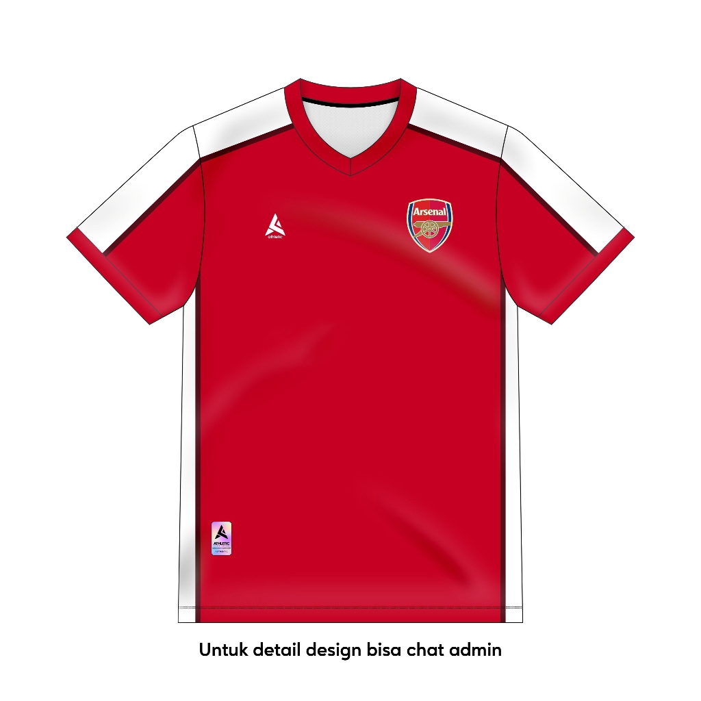 ATHLETIC SPORTWEAR - Jersey Vintage Bola Fantasy Arsenal Home 2008-09 Fullprinting Casual - Atasan