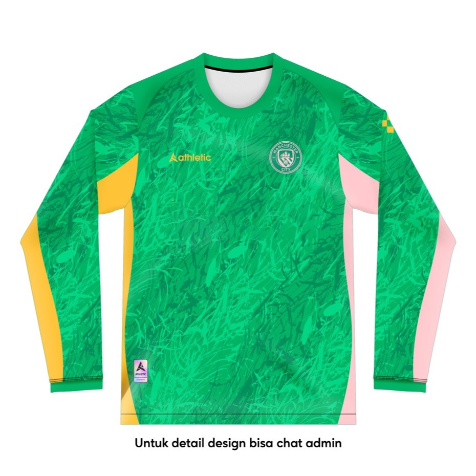 ATHLETIC SPORTWEAR - Jersey Bola Fantasy Man City GK 2025-2026 Fullprinting Casual - Atasan Lengan P