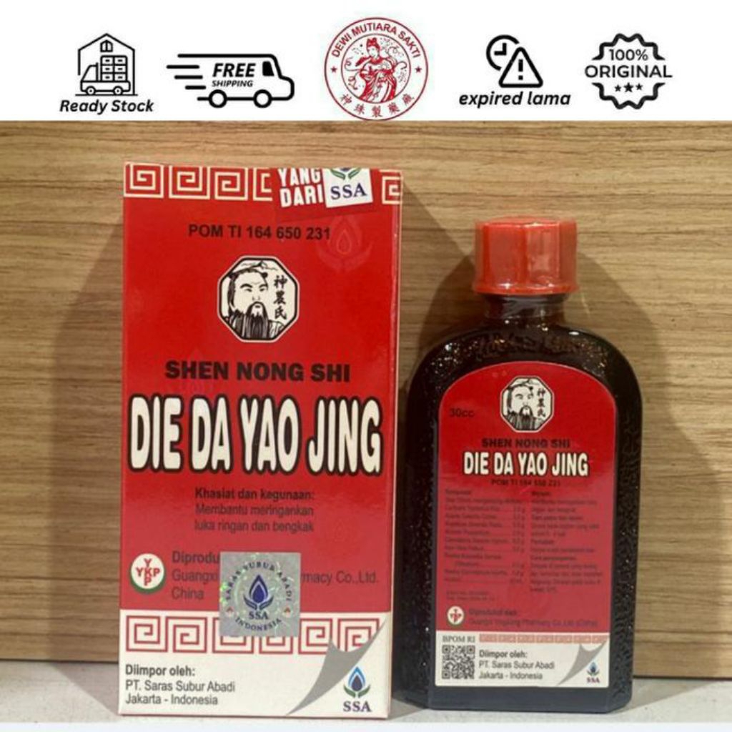 ASLI Die dao yao jing 30 ml - Tie ta yao gin - obat luka original SSA(Saras Subur Abadi) - Obat Mera