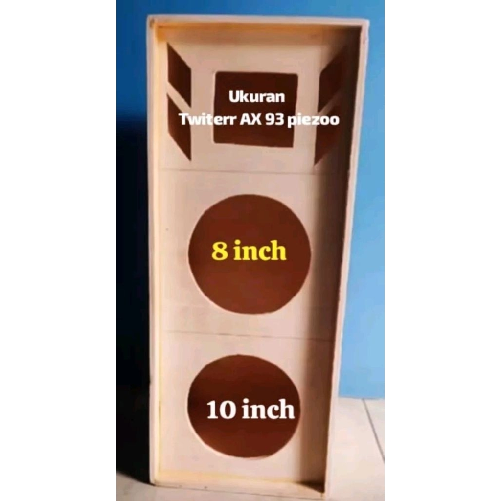 ( Request ) Box Speaker Double 10 inch + 8 inch + Tweeter Kotak