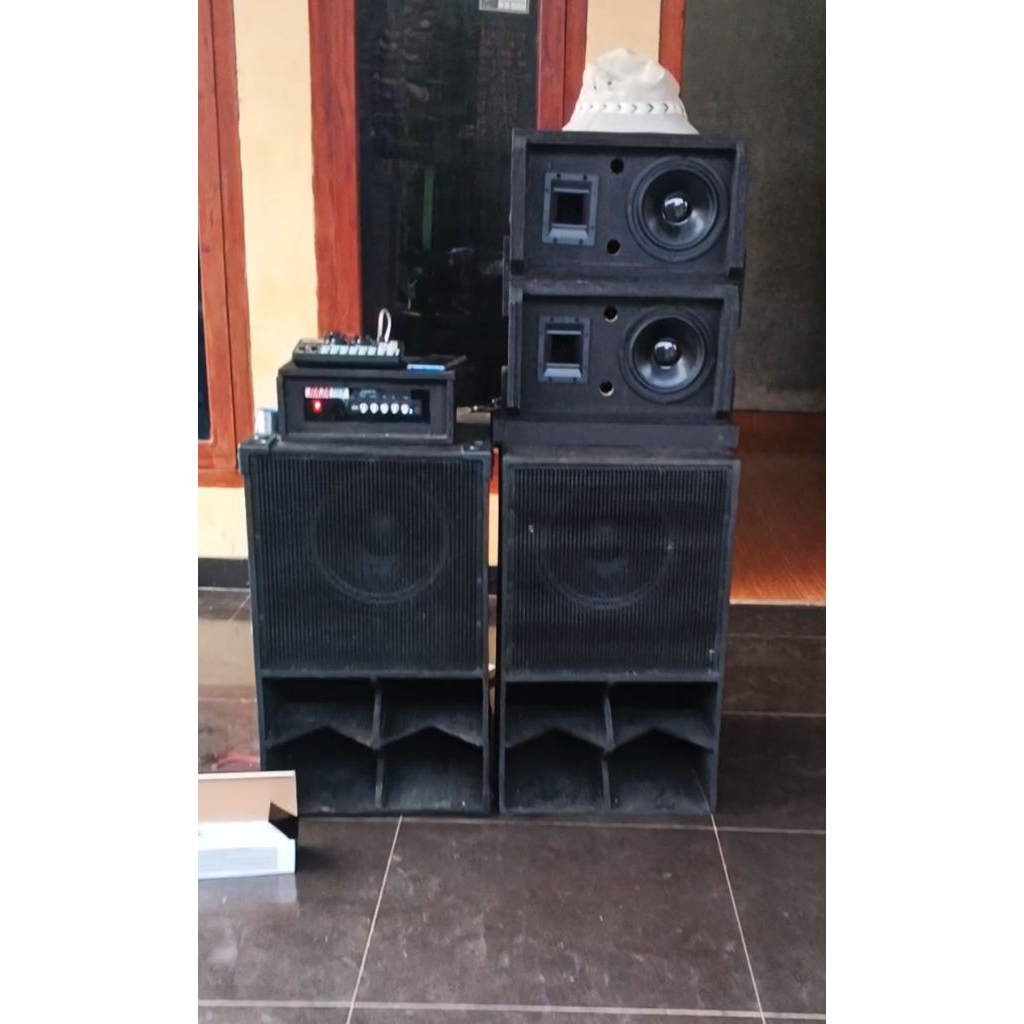paket miniatur sound rumahan satu set 12in