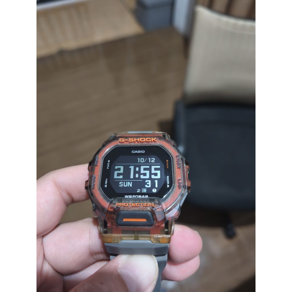 Casio GBD200SM Orange Grey Original