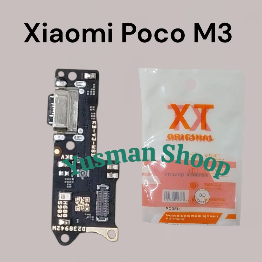 Papan Cas IC Xiaomi Poco M3 Konektor Case + Flexibel Case IC