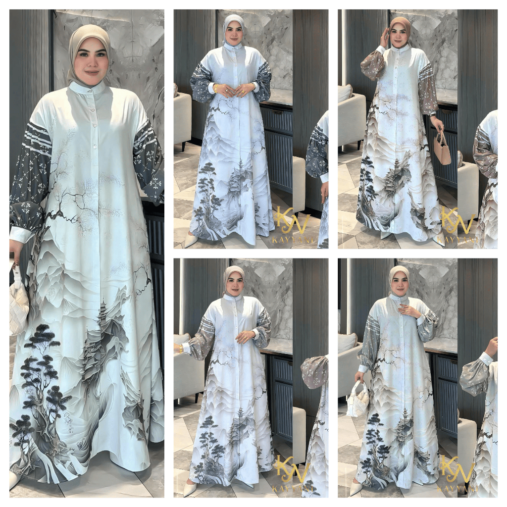 LuxuryFashion READY GAMIS DRESS WANITA VALORA BY KAYYANI BEST SELLER
