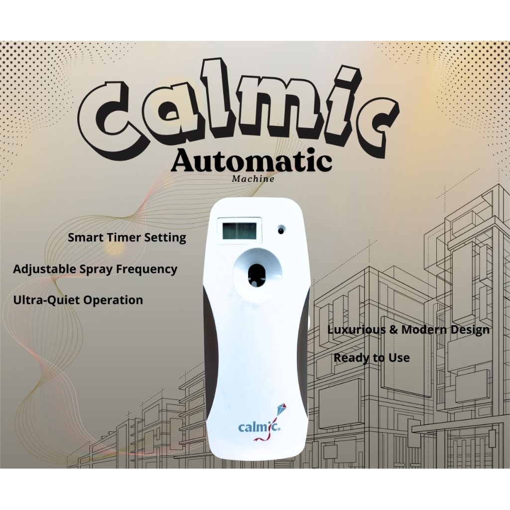 MESIN PARFUM LENGKAP SUDAH TERMASUK AEROSOL DAN BATERAI / Calmic Automatic machine mesin parfum mesi