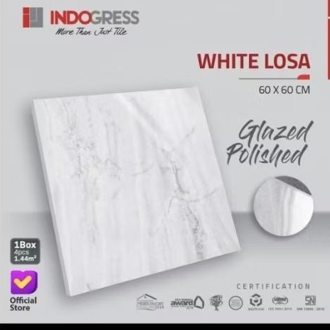Granit Indogres 60x60 white losa