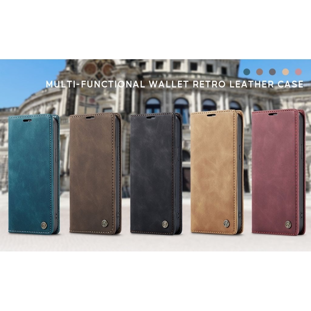 Samsung Galaxy A50/A50S/A30S/A70/A70S/A20/A30/A7 2018 Flip Wallet Leather Case Cover Caseme Sarung D