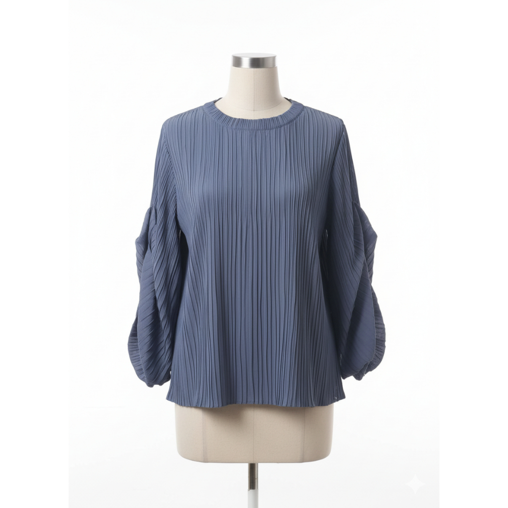 Blouse Pleats VANILLA HIJAB - Preloved