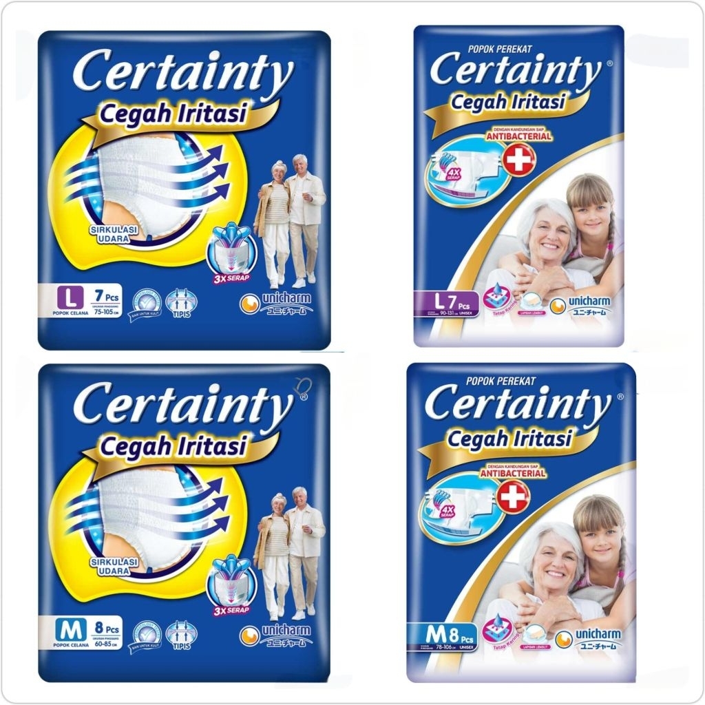 Certainty Popok Dewasa Celana & Perekat