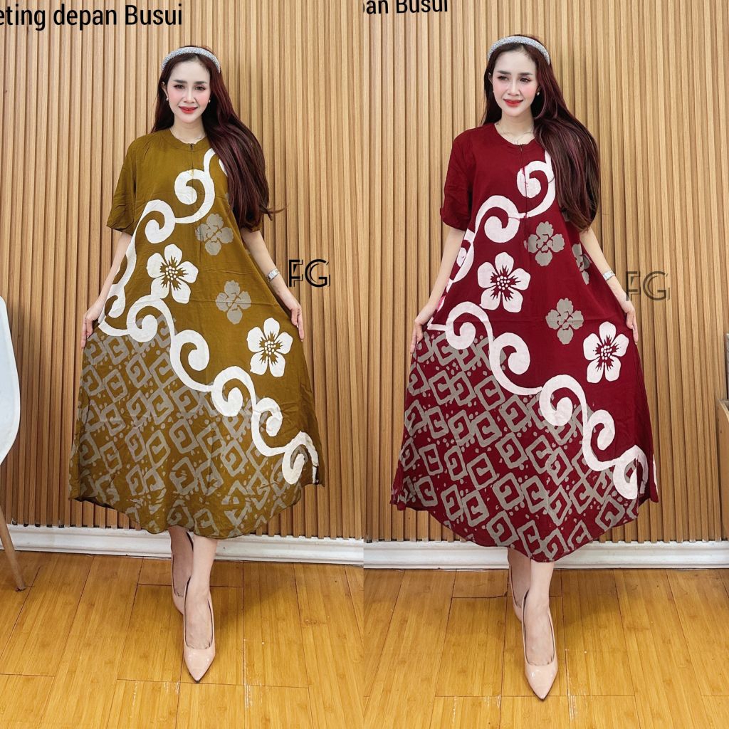 Termurah - Daster standar terbaru Twill Rayon Super Premium original kekinian Batik viral asli Pekal