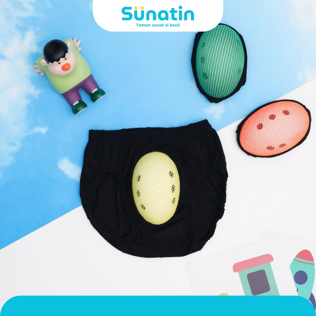 Celana Khitan Anak Laki-Laki Aman Nyaman | Celana Dalam Sunat & Sempak Sunat Katun Adem Premium