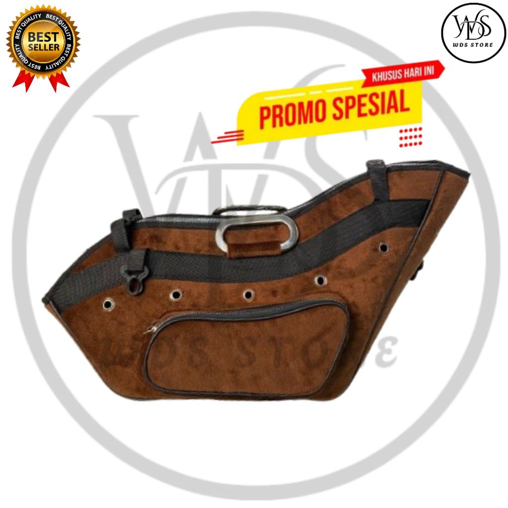 TAS KISO AYAM BANGKOK BAHAN BULU BELUDRU PREMIUM IMPORT TAS SELEMPANG KISO AYAM PETARUNG