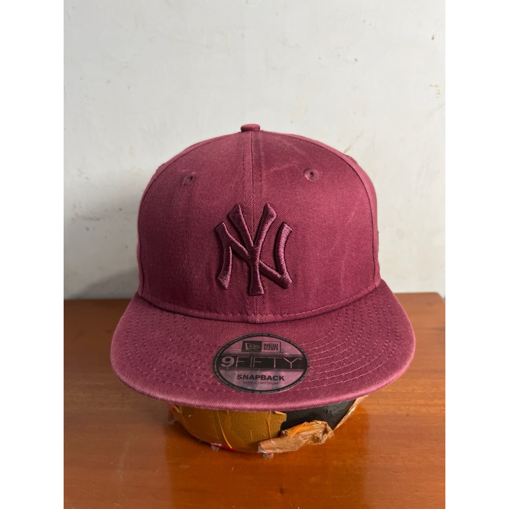topi new era x mlb NY yankes maroon original second