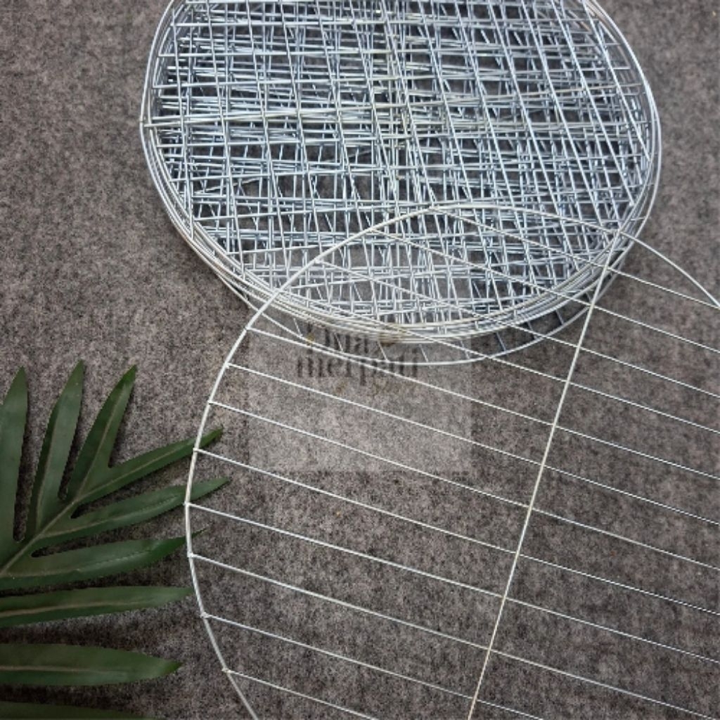 Panggangan Bulat / Tatakan Bulat / Panggangan Barbeque Bulat / Alas Panggangan Sosis