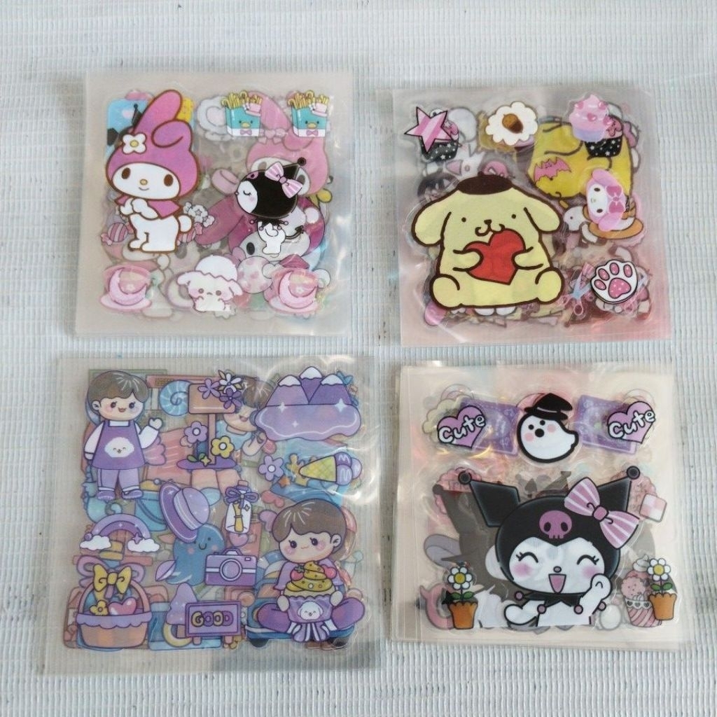 STIKER SANRIO/MOMO MIX (10PCS)